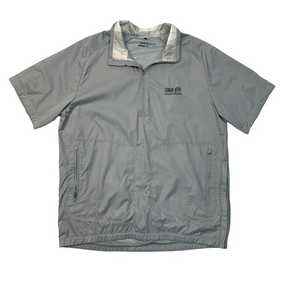 Nike Golf Jacket Mens M Medium Wind Top Quarter Zip Pullover 3M Championship - Picture 1 of 16
